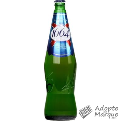 1664 Bière Blonde 5,5% vol. La bouteille de 75CL