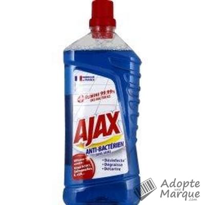 Ajax Multi-surfaces - Nettoyant ménager - Anti-Bactérien "Le flacon de 1,25L"