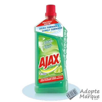 Ajax Multi-surfaces - Nettoyant ménager Double Tornade - Citron Vert "Le flacon de 1,25L"