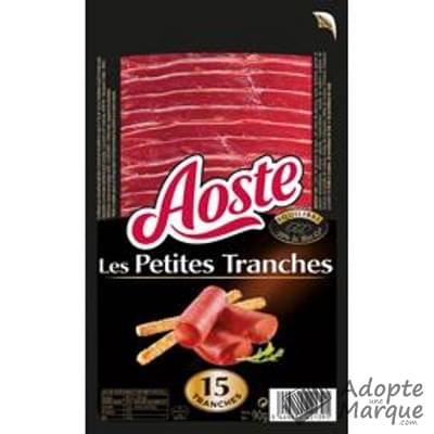 Aoste Les Petites Tranches - Jambon cru La barquette de 15 tranches - 90G