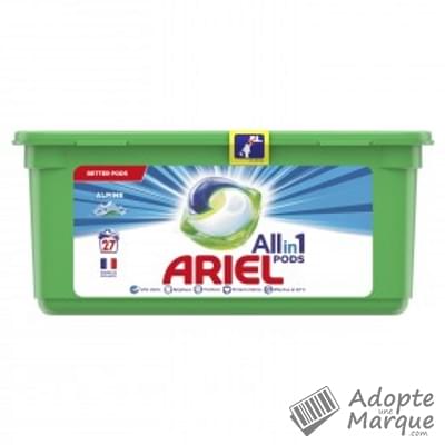 Ariel All in 1 PODS - Lessive en capsules Alpine La boîte de 27 doses