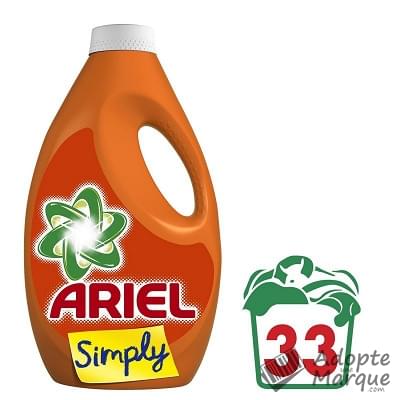 Ariel Simply - Lessive liquide Bouquet Provençal (Lavande) "Le flacon de 1,815L (33 doses)"