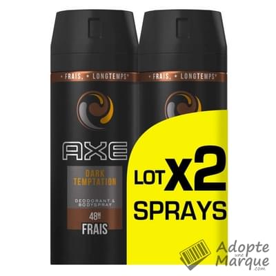 Axe Déodorant anti-transpirant - Dark Temptation Les 2 sprays de 150ML