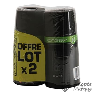 Axe Déodorant compressé - Black Les 2 sprays de 100ML
