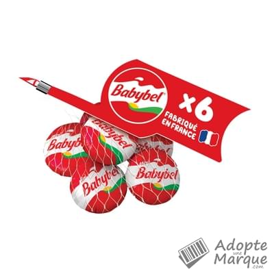 Babybel Mini Babybel® Rouge Les 6 portions de 22G - 132G