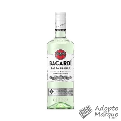 Bacardi Rhum Supérieur - 37,5% vol. La bouteille de 70CL