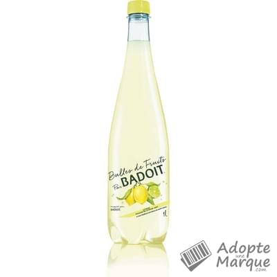 Badoit Bulles de Fruits - Citron & Touche de Citron Vert La bouteille de 1L