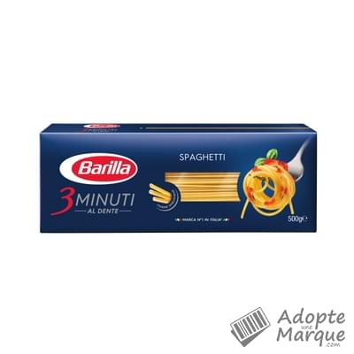 Barilla 3 Minuti Spaghetti La boîte de 500G