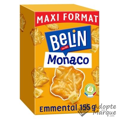Belin Monaco - Biscuits apéritif à l'Emmental La boîte de 155G