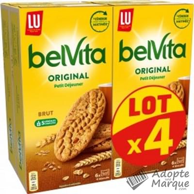 BelVita Biscuits aux céréales - Brut de Céréales Les 4 paquets de 400G