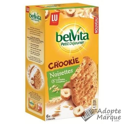 BelVita Crookie - Noisettes Le paquet de 300G