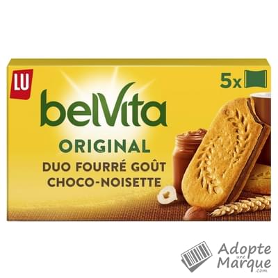 BelVita Duo Fourré Goût Chocolat & Noisette Le paquet de 253G