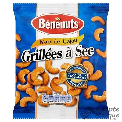 Bénénuts Noix de Cajou Grillées à Sec Le sachet de 165G