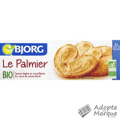 Bjorg Biscuits Palmiers Le paquet de 100G