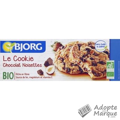 Bjorg Cookies Chocolat & Noisette Le paquet de 200G