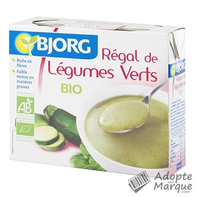 Bjorg Potage - Régal de Légumes Verts Les 2 briques de 25CL