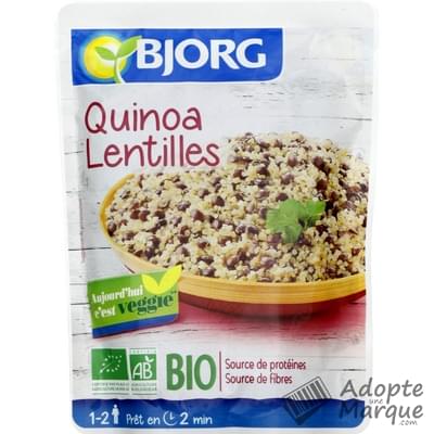 Bjorg Quinoa Lentilles Le sachet de 250G