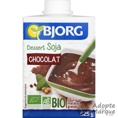 Bjorg Soja Dessert Chocolat La brique de 525G
