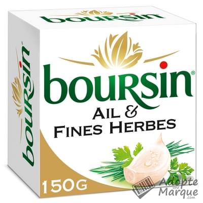 Boursin Fromage - Ail & Fines Herbes La boîte de 150G