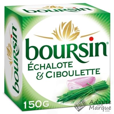 Boursin Fromage - Echalote & Ciboulette La boîte de 150G