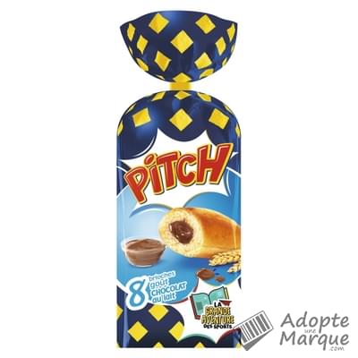 Brioche Pasquier Pitch - Brioches chocolat au lait Le paquet de 8 brioches
