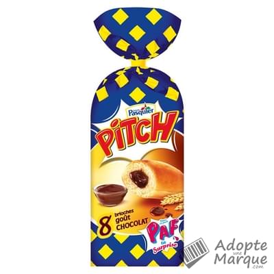 Brioche Pasquier Pitch - Brioches goût chocolat Le paquet de 8 brioches