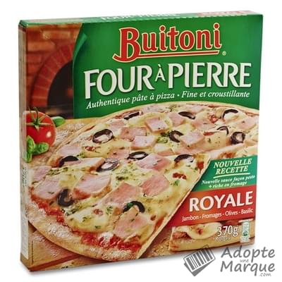 Buitoni Four à Pierre - Pizza Royale La pizza de 370G