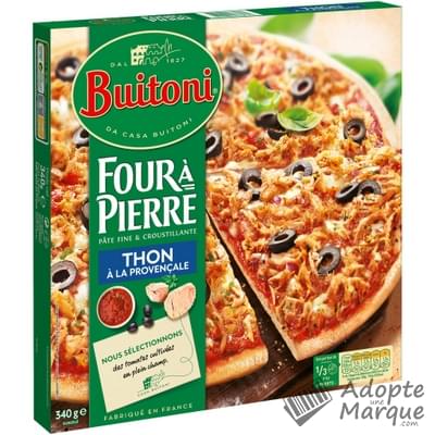 Buitoni Four à Pierre - Pizza Thon, Oignons rouge & Persil La pizza de 340G