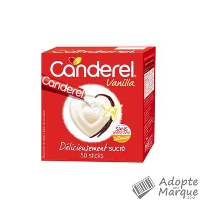 Canderel Sucralose Vanilla en Sticks La boîte de 50 sticks - 100G