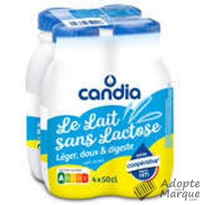 Candia Doux & Léger - Lait sans Lactose Les 4 bouteilles de 50CL