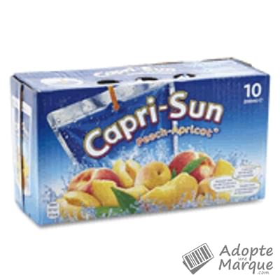 Capri-Sun Boisson au jus de fruits - Pêche-Abricot Les 10 gourdes de 20CL