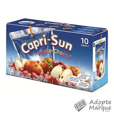 Capri-Sun Boisson au jus de fruits - Pomme-Cerise Les 10 gourdes de 20CL