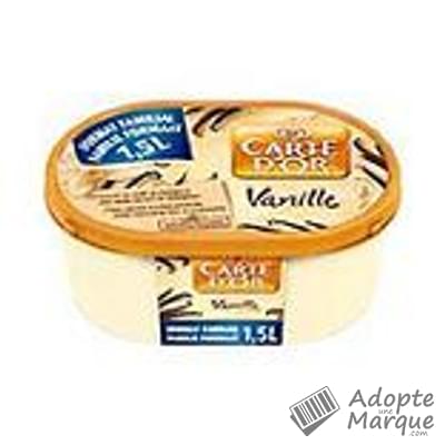 Carte d'Or Crème glacée à la Vanille "Le bac de 1,5L"