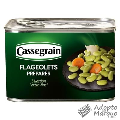 Cassegrain Flageolets cuisinés Sélection extra-fondants La conserve de 706G