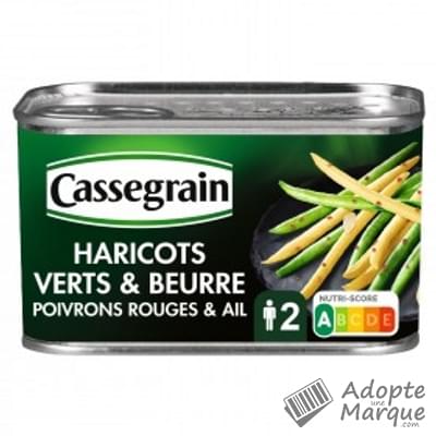 Cassegrain Haricots Verts & Haricots Beurre La conserve de 220G