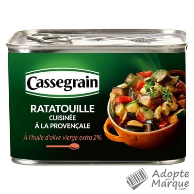 Cassegrain Ratatouille cuisinée à la Provençale à l'huile d'olive vierge-extra La conserve de 660G