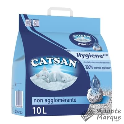 Catsan Litière pour chats Hygiène Plus Le sac de 10L