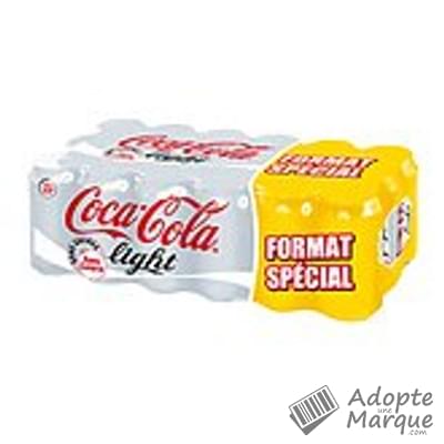 Coca Cola Light - Boisson rafraîchissante aux extraits végétaux Les 18 canettes de 33CL