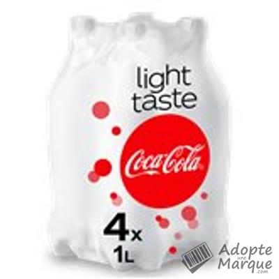 Coca Cola Light - Boisson rafraîchissante aux extraits végétaux Les 4 bouteilles de 1L