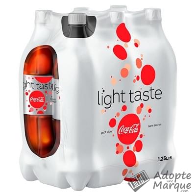 Coca Cola Light - Boisson rafraîchissante aux extraits végétaux "Les 6 bouteilles de 1,25L"