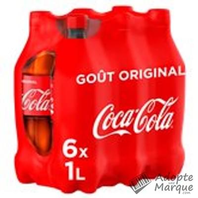 Coca Cola Light - Boisson rafraîchissante aux extraits végétaux Les 6 bouteilles de 1L