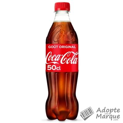 Coca Cola Original - Boisson rafraîchissante aux extraits végétaux La bouteille de 50CL