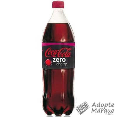 Coca Cola Zero & Cherry - Boisson rafraîchissante aux extraits végétaux & Arômes Cerise "La bouteille de 1,25L"
