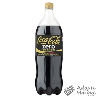 Coca Cola Zero & Sans Caféine - Boisson rafraîchissante aux extraits végétaux "La bouteille de 1,5L"