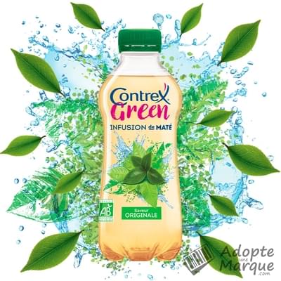Contrex Contrex Green - Infusion de Maté Bio saveur Originale La bouteille de 75CL