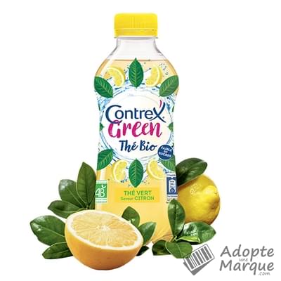 Contrex Contrex Green - Thé Vert Bio saveur Citron La bouteille de 75CL