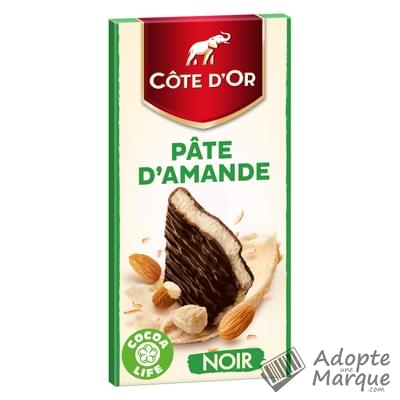 Côte d'Or Chocolat Fourré Pâte d'Amande La tablette de 150G