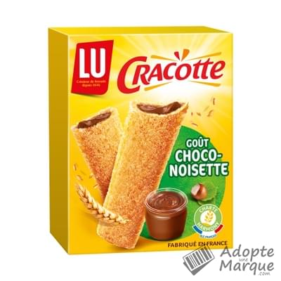 Cracotte Tartines croustillantes fourrée goût Choco Noisette Le paquet de 216G