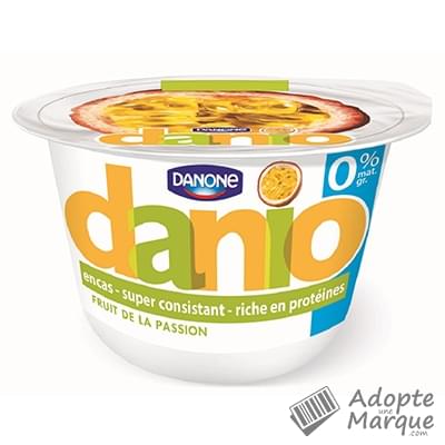 Danio Spécialité laitière sur lit de Fruit de la Passion - 0%MG Le pot de 150G