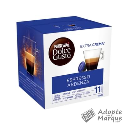 Dolce Gusto Capsules de Café Espresso Ardenza La boîte de 16 capsules